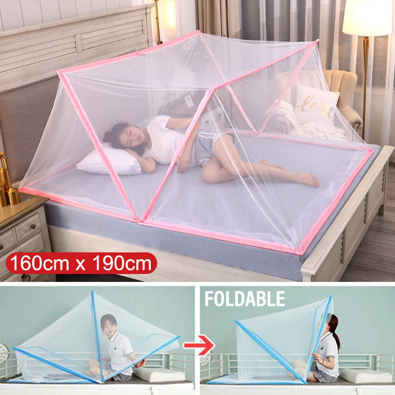 idrop [ 160CM x 190CM ] Foldable Portable Mosquito Protective Net