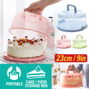 idrop 23CM Portable Cake Food Cover Storage Box