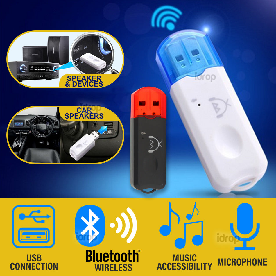 Kirken Kan væv idrop [ BT-118 ] Bluetooth Wireless Dongle 5.0 Wireless Audio Adapter
