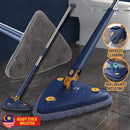idrop Triangle Foldable Rotating Water Absorbant Flat Mop / Mop Lantai Rata Serap Air Boleh Putar dan Lipat / 三角拖把家用拧水拖把懒人旋转蝴