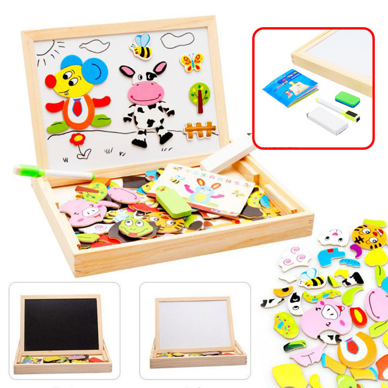idrop Children Interactive Drawing & Playing Magnetic White & Black Board