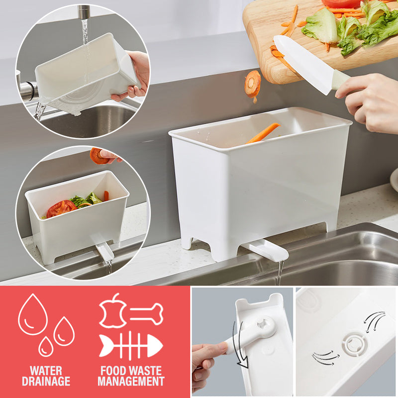 idrop Kitchen Sink Drain Trash Can / Bekas Kotak Sampah Sinki Dapur / 厨房沥水垃圾桶