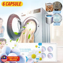 idrop [ 6 Capsule ] Washing Machine Bubble Ball Drum Cleaning Cleaning Capsule / Bebola Sabun Pencuci Mesin Basuh / 洗衣机泡泡丸(6粒)