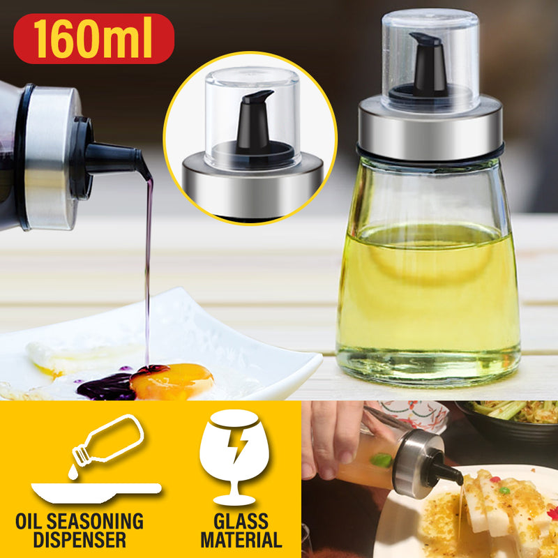 idrop 160ml Oil & Seasoning Sauce Dispenser Bottle Jar [ 1pc ]