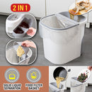 idrop [ 2 IN 1 ] Solid & Liquid Waste Separation Rubbish Trash Bin / Tong Sampah Pengasingan Pepejal & Cecair / 中号固液分离垃圾桶 (31.5*25.5*28CM)