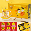 idrop CNY Chinese Lunar New Year of Tiger Electric Cup Warmer / Pemanas Cawan Electric Tahun Baru Cina / 贺岁虎玻璃杯防摔盖(暖暖杯/电暖杯 )