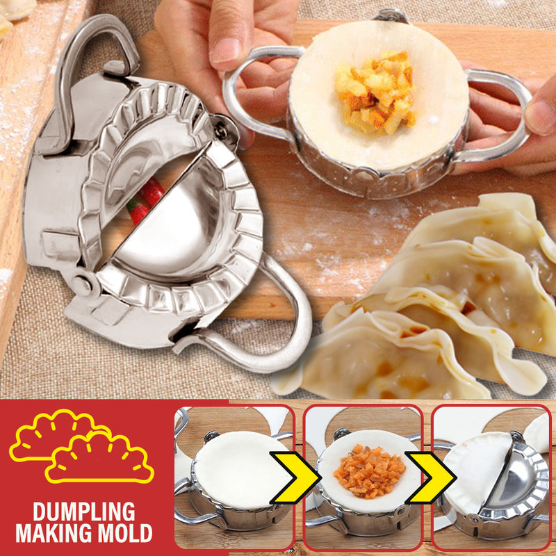 idrop Stainless Steel Dumpling Karipap Making Mold Currypuff Maker