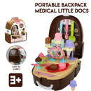 Idrop Portable Backpack Pretend Game Ice Cream Toys