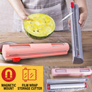 idrop Kitchen Household Film Wrapped Cutter Storage with Magnetic Mount