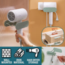 idrop Wall Mounted Hair Dryer Storage Rack Shelf / Rak Penyimpanan Pengering Rambut / 铁艺吹风机架