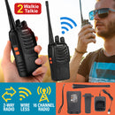 idrop BAOFENG BF-888S Wireless Walkie Talkie 16-Channel 2 Way Radio with LED Light [ 2pcs ]