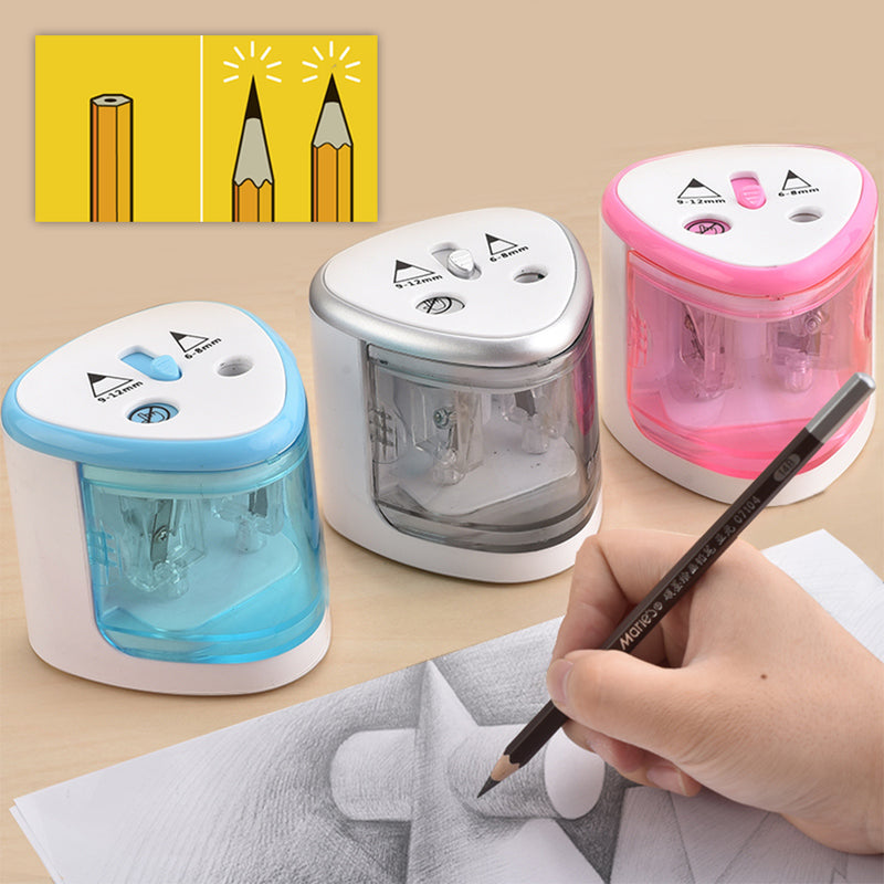 idrop Automatic Electric 2-Hole Compact Pencil Sharpener