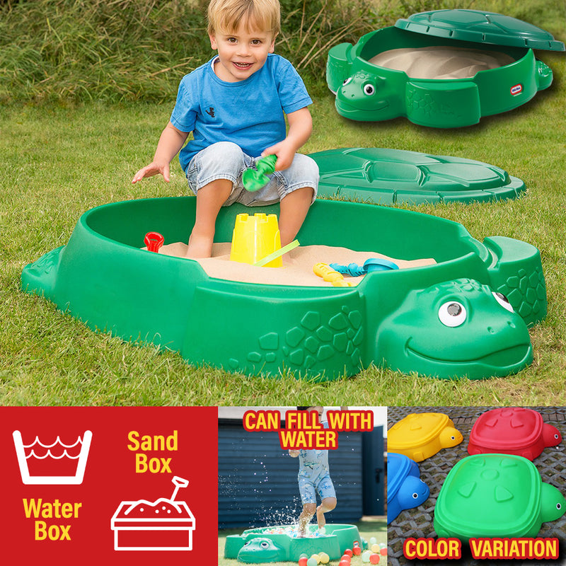 idrop Classic Kids Children Round Turtle Sandbox for Outdoor Toys [LT-TSB-C]