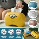 idrop Cute Cartoon Plastic Storage Tissue Box / Kotak Tisu Plastik Kartun Comel / 塑料卡通面纸纸巾盒