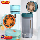 idrop [ 400ml ] Drinking Water Cup with Electric Fan / Cawan Minum Kipas Elektrik / 400ML水杯带小电风扇(炫风 风扇杯)