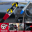 idrop Baseball Bat Design Car Steering Wheel Handlebar Anti Theft Lock / Pengunci Roda Stereng Kereta / 棒球锁汽车锁