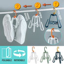 idrop Shoe & Sandal Rotating Foldable Hanger / Tempat Penyangkut Kasut & Selipar Boleh Putar dan Lipat / 网红塑料晾鞋架