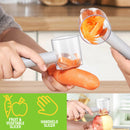 idrop Fruit & Vegetable Peeler with Container / Penghiris dan Pemotong Sayur dan Buah / 带容器的果蔬削皮器