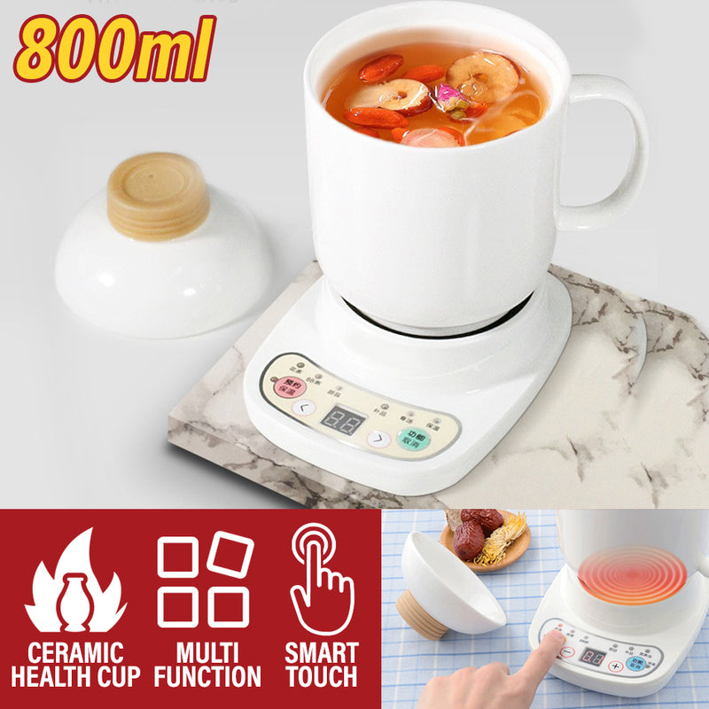 idrop [ 800ml ] Multifunctional Ceramic Pocelain Health Cup / Cawan Minum Seramik / 0.8L多功能分体养生杯(陶 瓷杯)