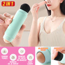 idrop [ 2 IN 1 ] Oil Absorbing Roller & Foundation Brush / Berus Foundation dan Bebola Serap Minyak Muka / 双头吸油滚珠+粉底刷