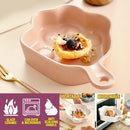 idrop Bear Paw Design Baking Ceramic Pan / Mangkuk Penghidang Makanan Seramik / 陶瓷烤盘 10.5^熊掌大号陶瓷烤盘26.5*19CM