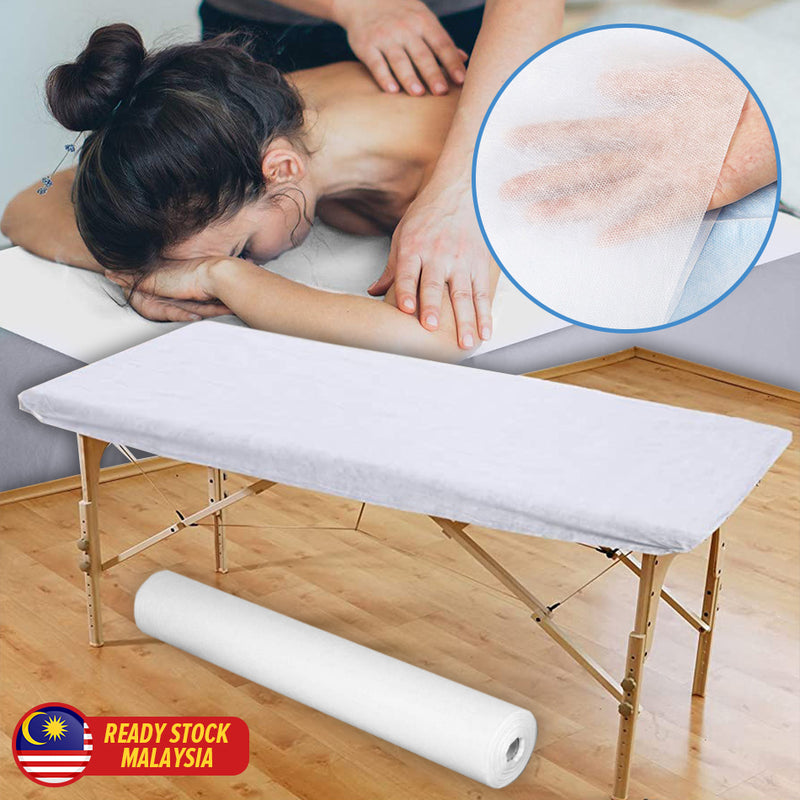 idrop [ 80CM X 180CM ] Spa Massage Bed Disposable Sheet / Helaian Kain Katil Spa Pakai Buang / 水疗按摩床一次性床单