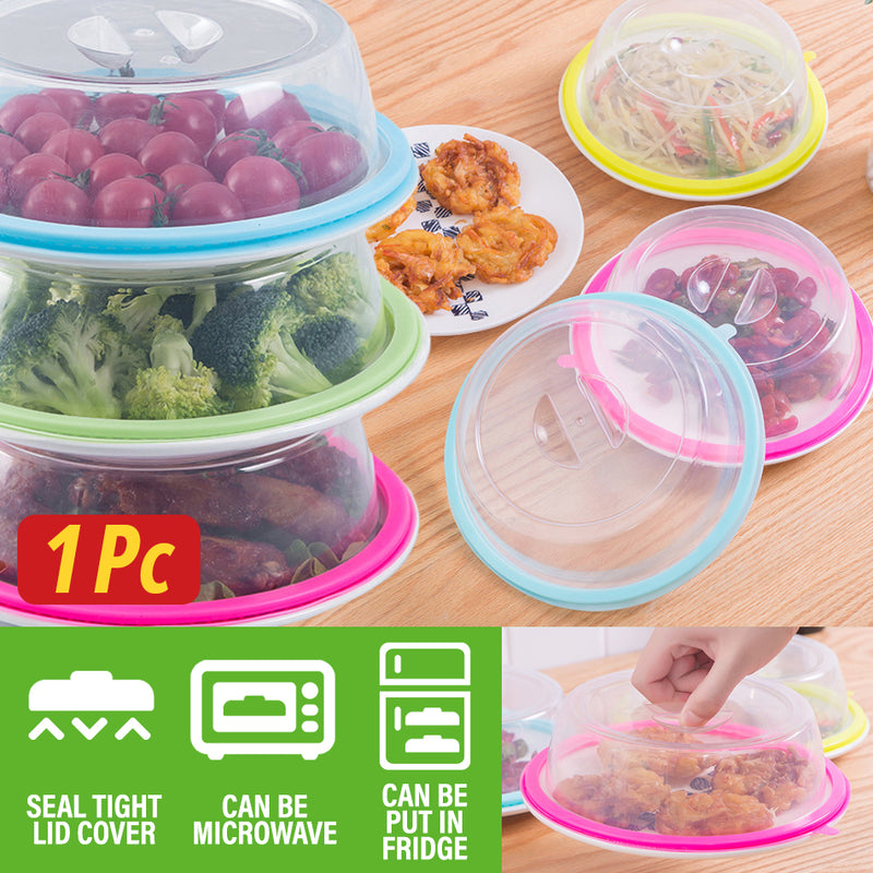 idrop 21CM Silicone Fresh Keeping Seal Food Lid Cover [ 1pc ]