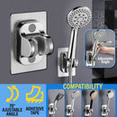 idrop Adjustable Shower Bracket Bath Nozzle Head Holder / Pemegang Air Pancuran / (银色强力胶)免打孔花洒座