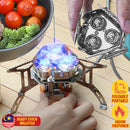 idrop Camping Mini Stove Compact Portable Foldable Outdoor Cooker / Dapur Masak Mudah Alih Senang Lipat / 气炉户外便携气罐自驾游炊具