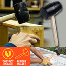 idrop 600G Rubber Hammer Mallet / Tukul Palu Getah / 木柄橡胶锤