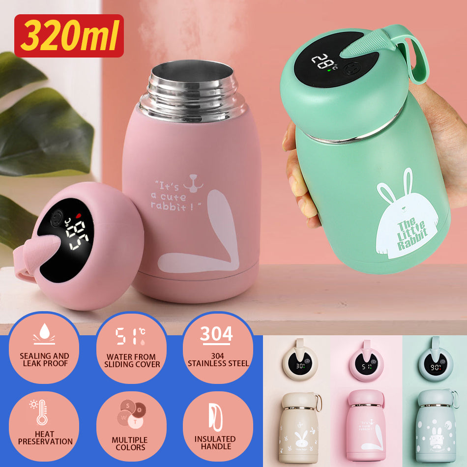 Water Bottle Bottles Flask Women Small Cute 320ml Stainless Steel