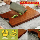 idrop [ 30 X 20 X 2.5CM ] Ebony Wood Cutting Chopping Board / Papan Potong Dapur Kayu / 木菜板 乌檀木菜板