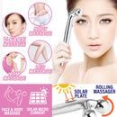idrop 3D Roller Face & Body Massager with Solar Micro Current / Alat Urut Muka dan Badan dengan Tenaga Solar / 带太阳能微电流的 3D 滚轮面部和身体按摩器