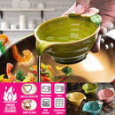 idrop Ceramic Oil Separating Bowl  / Mangkuk Seramik / 陶瓷碟 5.1"陶瓷冰裂釉旋涡碗13*10*5CM