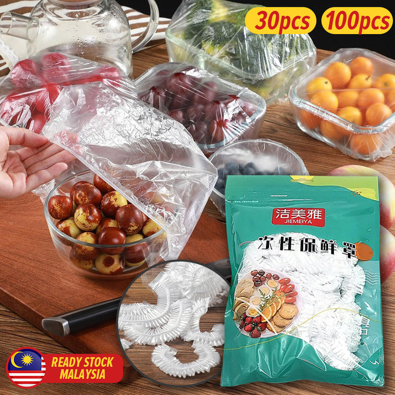idrop [ 30PCS / 100PCS ] Disposable Multi-use Food Wrap Cover / Plastik Pembungkus Makanan & Pinggan Pakai Buang / 多用保鲜膜30/100个装