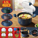 idrop [ 6.5L ] 27CM Multifunction Cooking Pot + Drainage Basket / Periuk Memasak Dengan bakul Basuh / 27CM多功能烹饪锅6.5L
