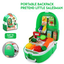 Idrop Portable Backpack Pretend Game Little Salesman Toys