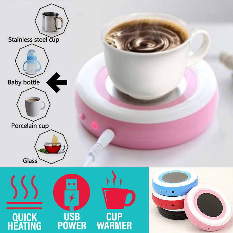 idrop Mini Portable USB Powered Cup Warmer Heater / Pemanas Cawan Mudah Alih USB / 迷你便携式 USB 供电暖杯器加热器