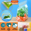 idrop [ 25PCS ] High Sealed Organizer Bag Multifunction Storage Usage Resealable Zipper Bag Beg / Plastik Bungkus Pelbagai Guna / 25PCS