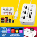 idrop MULTIFUNCTION CARD READER + HUB / USB 2.0 / MS / MS PRO DUO / SD MMC / M2 / Micro SD Port