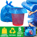 idrop [ S Size ] [ 50PCS ] 100% Recycled Super Economy Mini Roll Garbage Rubbish Bag / Beg Plastik Sampah [ 47cm x 54cm ]