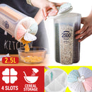 idrop 2.5L Grain Bean Coffee Snack Separator Storage Container