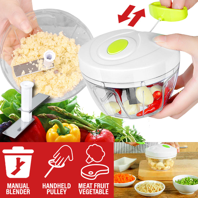 idrop Multifunctional Hand Manual Pull Blender Speed Chopper