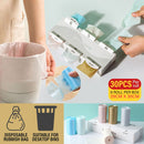 idrop [ 30CM X 25CM ] Disposable Desktop Garbage Trash Bag [ 30PCS/Roll | 6-Roll/Box ] / Beg Plastic Sampah Kecil / 桌面垃圾情绪袋(25*30CM, 30只1卷, 6卷 1盒)