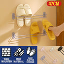 idrop Wall Mounted Iron Shoe and Slipper Storage Rack / Rak Penyimpanan Kasut & Selipar Dinding / 铁艺托鞋架47CM
