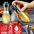 idrop 200ML Kitchen Seasoning Spray Glass Oil Bottle