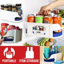 idrop Portable Kitchen Seasoning Storage Rotating Rack Shelf