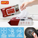 idrop [ 60pcs ] Disposable Kitchen Wet Wipe Tissue / Tisu Cuci Basah / 60片厨房专用湿巾(优普爱)