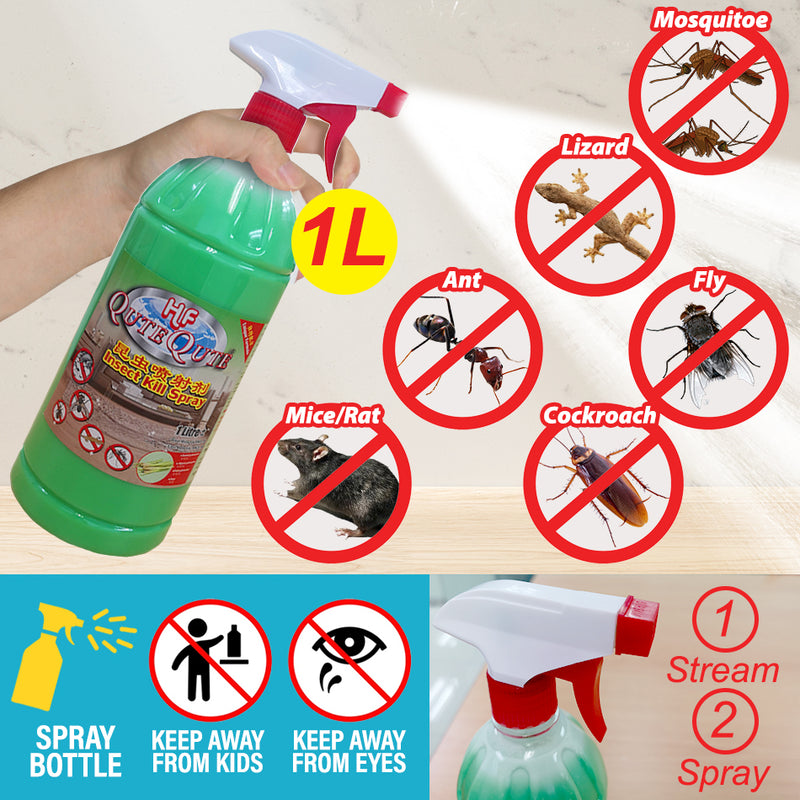 idrop [ 1 Liter ] Insect Kill Spray / Sembur Pembunuh Serangga / 杀虫喷雾