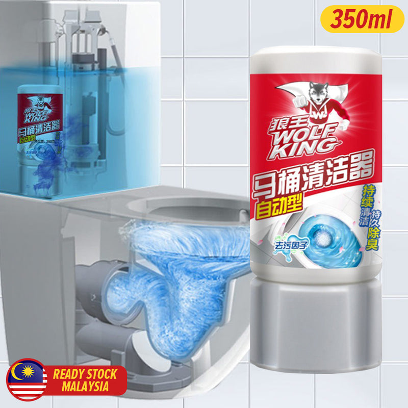 idrop [ 350ml ] Automatic Toilet Cleaner Deodorization Decontamination / Pencuci Jamban Tandas / 350G自动型马桶清洁器(狼王 WOLF KING)